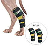 Pet Lovers Stuff Dog Leg Brace for Rear Legs - Hock Support Compression Wraps Ideal for Dogs with Arthritis in Joints, Strains or Sprains, Wound Healing, Loss of Stability (Small)