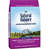 Natural Balance L.I.D. Limited Ingredient Diets Dry Dog Food, Sweet Potato & Venison Formula, 26 Pounds, Grain Free